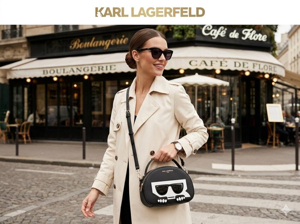 Karl Lagerfeld Paris Maybelle Top Handle Crossbody Bag - NWT